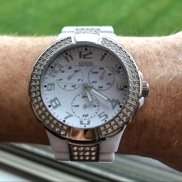 Guess | Accessories | Guess Brand Prism White Watch | Poshmark
